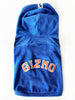 Customizable organic dog hoodie Spice Blue | Letsgizmo